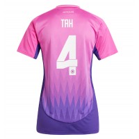 Camisa de Futebol Alemanha Jonathan Tah #4 Equipamento Secundário Mulheres Europeu 2024 Manga Curta